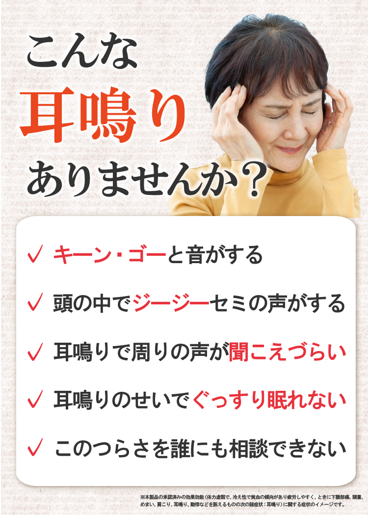 耳鳴りのお悩みありませんか？