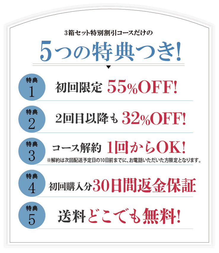 初回30日間返金保証つき
